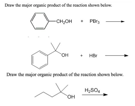<b>Draw</b> <b>product</b> B. . Draw the major product of the reaction shown